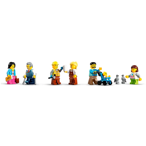 60469 Конструктор детский LEGO City Центральный железнодорожный вокзал, 752 деталей, возраст 7+ 3169384 — 7