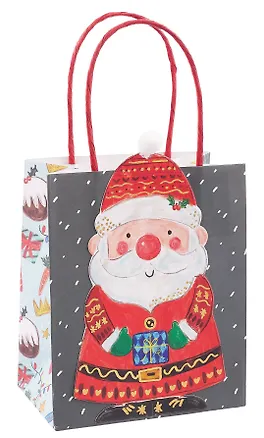 Пакет А6 15.5*12.7*7.5 "Дед Мороз" НГ, бум.мат.ламинат 3103108