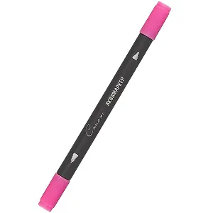 Маркер акварельный "Сонет", двухсторон., кисть и тонкий наконечник, ярко-розовый, сонет