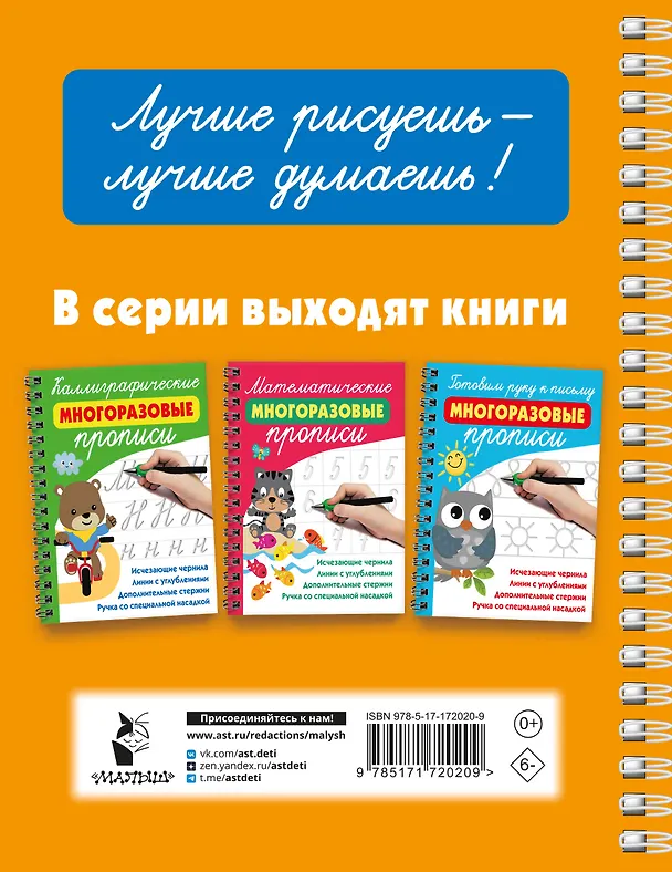 Книга Необыкновенные рисунки: Многоразовые прописи (Валентина Дмитриева) — 2