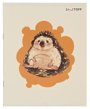 Тетрадь в клетку Listoff, "Зверята (Эксклюзив)", 48 листов, в ассортименте 3010885