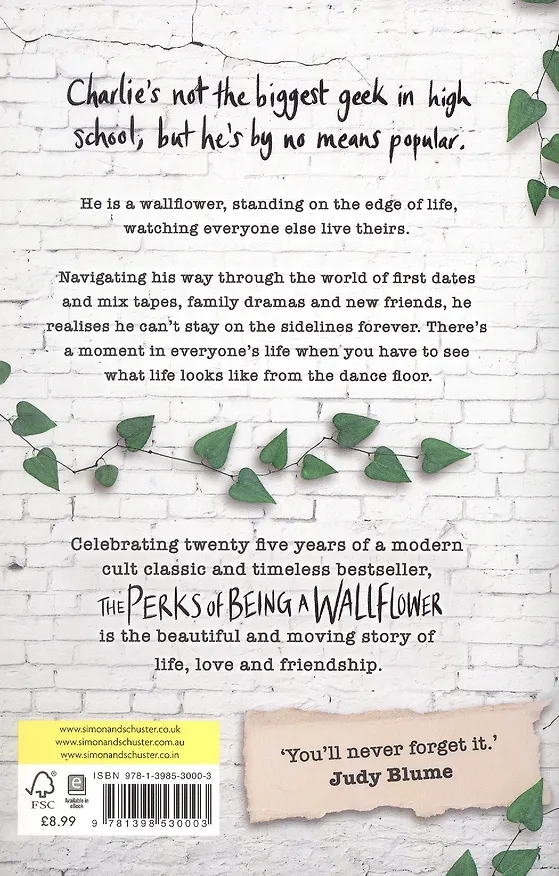 Книга Perks of Being a Wallflower (Stephen Chbosky) — 2