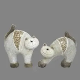 Фигурка декоративная Кошка (172727) (12х5х15) (2 вида)