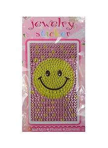 Набор д/творчества Стразы литые для телефона на картонке Jewelry sticker (1461-1/24) (смайлик)