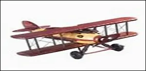 Фигурка декоративная Самолет (30см) (546475)
