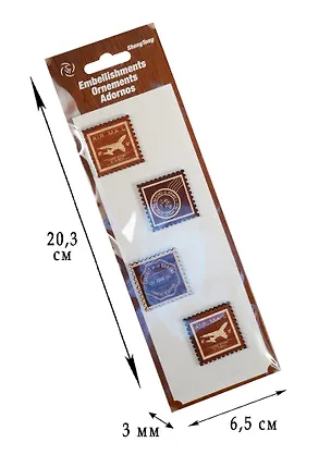 Марки (дерево) (4шт.) (WDP5204) 2539967