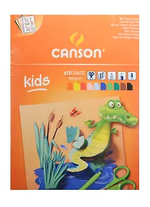 Бумага для детского творчества 10л 240*320 "Vivaldi" склейка, 185г/м2, Canson