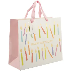 Подарочный пакет «Pastel candles», А4