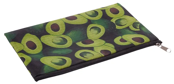 Пенал-косметичка "Avocado black" 21*12, ткань, подклад 2880434 — 3