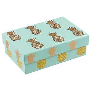 Подарочная коробка «Gold pineapple», 15 х 10 см