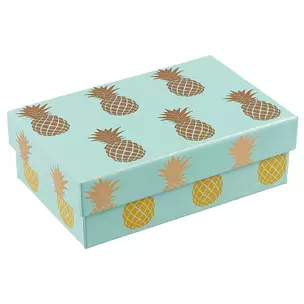 Подарочная коробка «Gold pineapple», 15 х 10 см — 247394 — 1