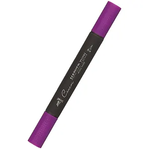 Маркер художественный "Сонет" сливовый, двухсторон., тонк. и широк.долото, Сонет