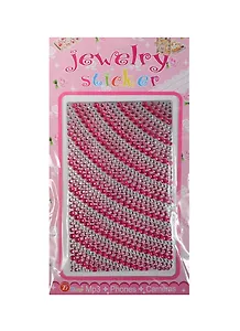 Набор д/творчества Стразы литые для телефона на картонке Jewelry sticker (1461-1/17) (розовые)