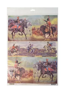 Рисовая бумага для декупажа Craft Premier Баталия (28,2х38,4см) (25 г/м)