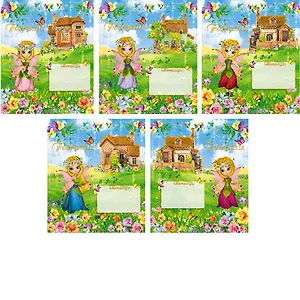 Тетрадь в линейку Unnika, "Сказочные феи", 12 листов, в ассортименте