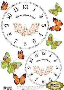 Декупажная карта переводная Милый дом (D-050) (упаковка)