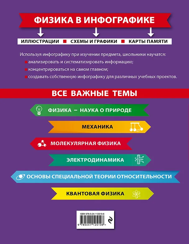 Книга Физика в инфографике (Светлана Вахнина) — 2