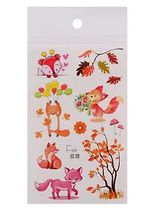 Наклейки татуировки Звери в ассортименте