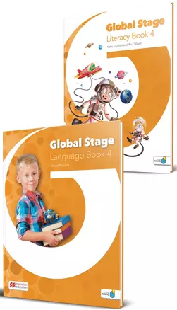 Global Stage 4. Literacy Book 4 and Language Book 4 with Navio App (комплект из 2 книг) — 2773087 — 1