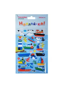 Наклейка декоративная фетровая 1 Корабли 1 (100х190) (Наклей-ка) (упаковка)