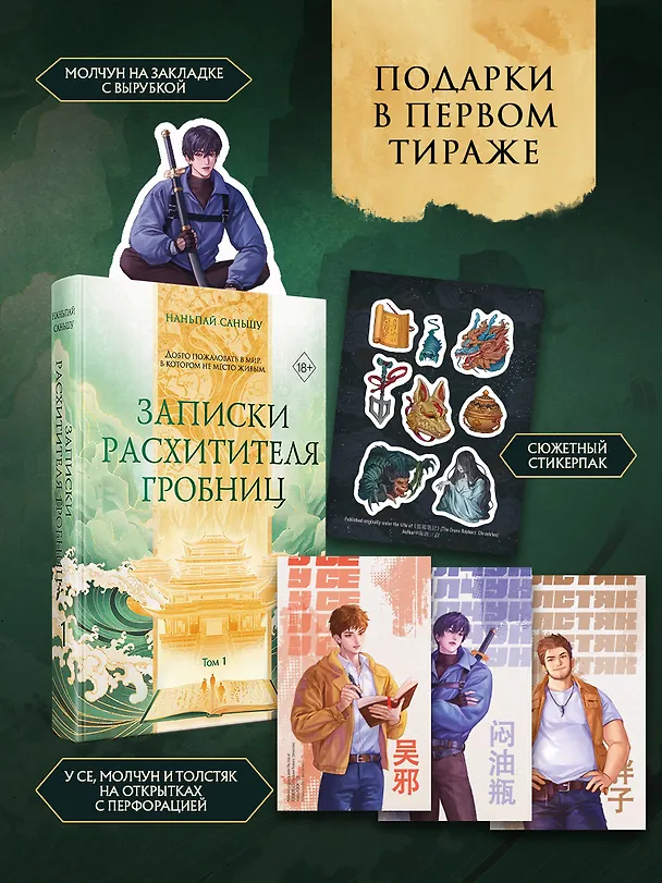 Книга Записки расхитителя гробниц. Том 1 (Наньпай Саньшу) — 8
