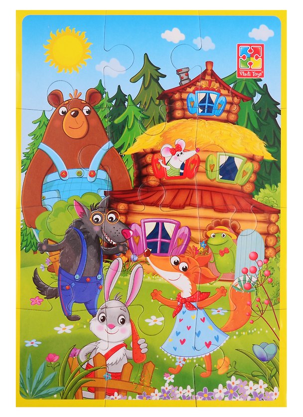 Мягкие пазлы А5 Vladi Toys Теремок 2789771 — 1