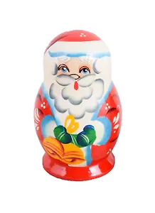 Матрёшка «Дедушка Мороз», 5 фигур, 8 см
