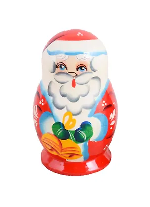 Матрёшка «Дедушка Мороз», 5 фигур, 8 см 2694053