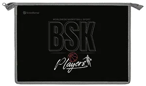 Папка для тетрадей А4 "БАСКЕТ" 325*230*55, пластик, молния сверху