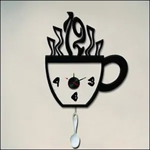 Часы настенные Часы-стикер D10 (10B026) (блистер)