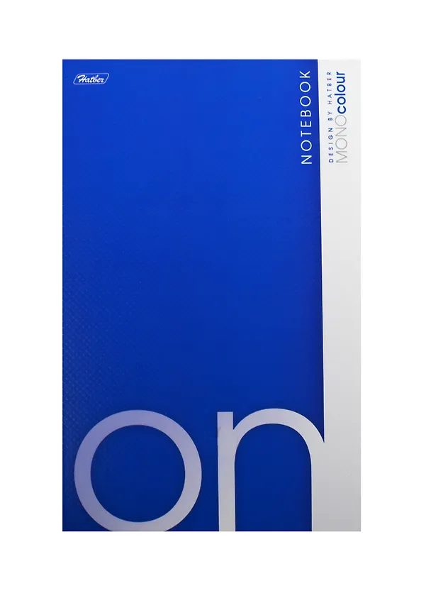 Блокнот А5 96л кл. "MONO/COLOUR" карт.обл., на скрепке, выб.лак, ассорти, Hatber 238219 — 1