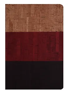 Ежедневник недат. А5 160л "Эко" бежевый+красный+коричневый, кожзам, тв.переплет, офсет, ляссе, Escalada