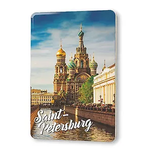 Сувенир, Магнит Спас-на-Крови 5,6*8,3см, картон