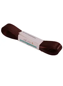 Лента атласная 12мм (5,6м) Цв. №074 Темный шоколад (HY012074)