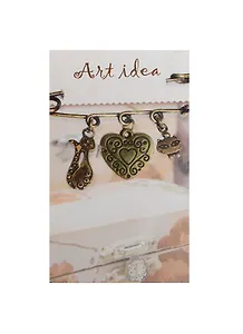 Кулон Сердце (QA-120) (2см) (1шт) (упаковка)