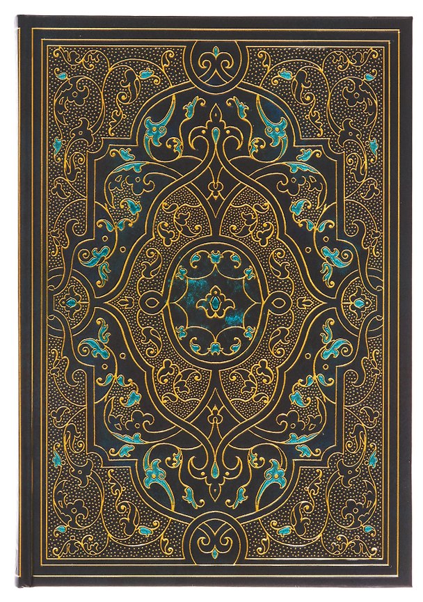 Книга для записей "Antiqua. Золотой" А5, 128 л. в линейку, цв. внутрен. блок 3164514 — 1