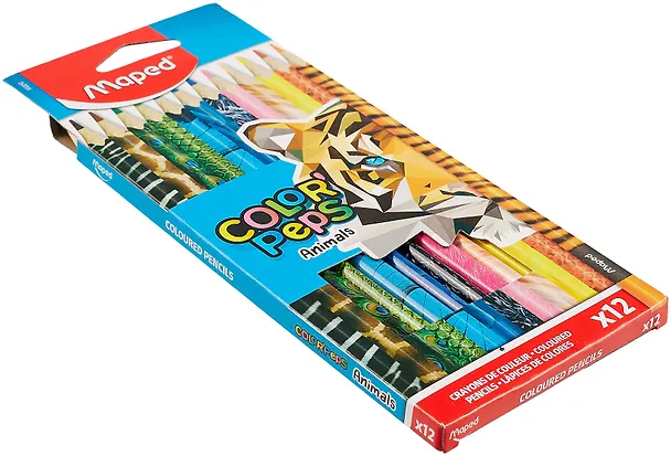 Карандаши цветные «ColorPeps Monster», Maped, 12 цветов 3044271 — 3