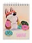 Блокнот А6 80 л, блок - офсет 60 г/м2, арт. 52720 "ШТАНГИСТ-СЛАДКОЕЖКА" гребень, полноцв.печать, выб.глиттерн.лак — 254774 — 1
