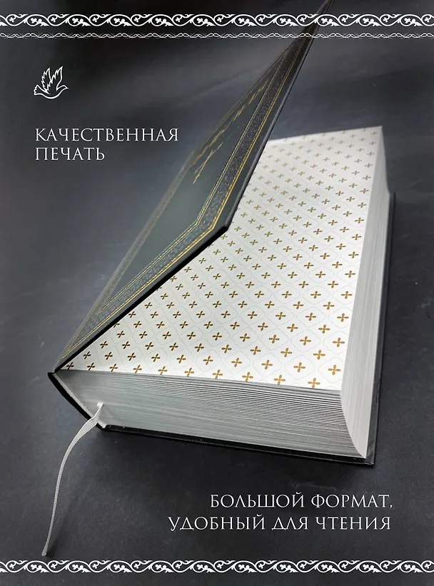Книга Библия. Книги Священного Писания Ветхого и Нового Завета. РПЦ. Полное издание с неканоническими книгами. Черная () — 8