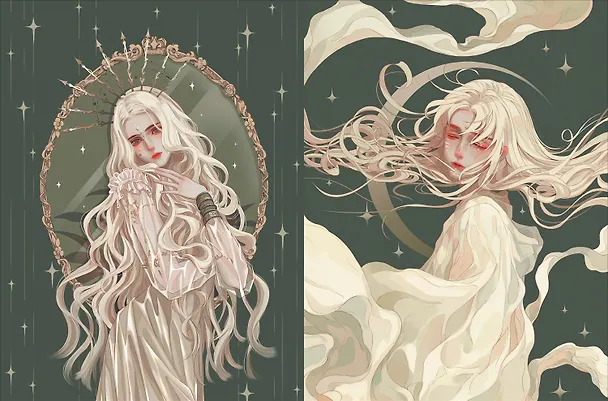 Книга Бессмертие. Коллекция иллюстраций Цзюнь Лин () — 3