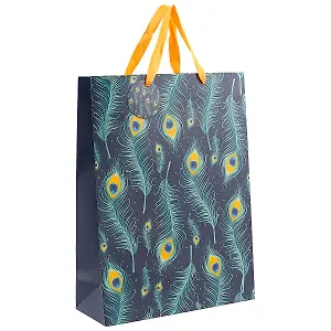 Подарочный пакет «Peacock feather», А3