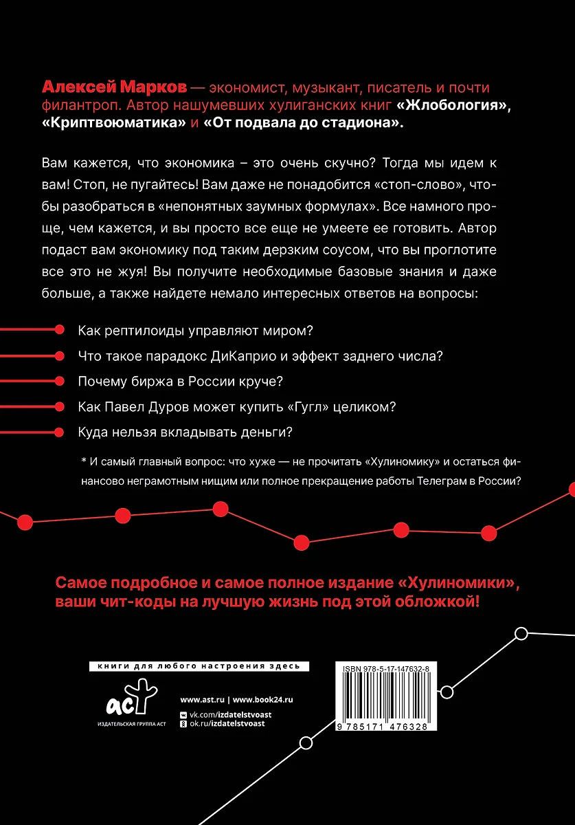 Хулиномика. Элитно, подробно, подарочно! (Алексей Марков) - купить книгу с  доставкой в интернет-магазине «Читай-город». ISBN: 978-5-17-147632-8