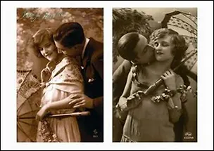 Пленка (381/00000001402) Freedecor с изображен. для светлых поверхностей Прогулка влюбленных 2335640