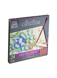 Карандаши цветные профессиональные 24цв "Karmina", метал. кор., Cretacolor