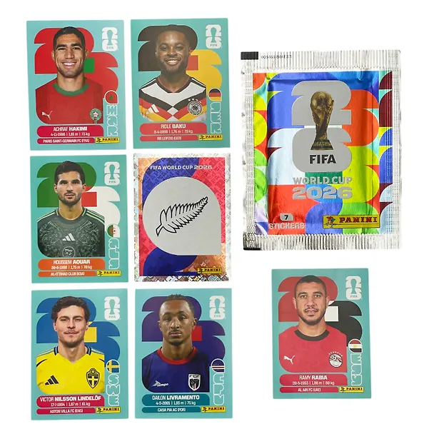БЛИСТЕР "FIFA WORLD CUP 2026™/ Чемпионат мира (3)" (набор из 3 пакетиков наклеек), ст.30 3171142 — 3