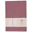 Книга для записей А4- 96л кл. "Joy Book. Малиновый латте" иск.кожа, тонир.блок, скругл.углы, ляссе, резинка — 3126031 — 3