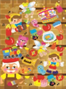 Зефирные наклейки Пиноккио (TMS004) (Липуня)