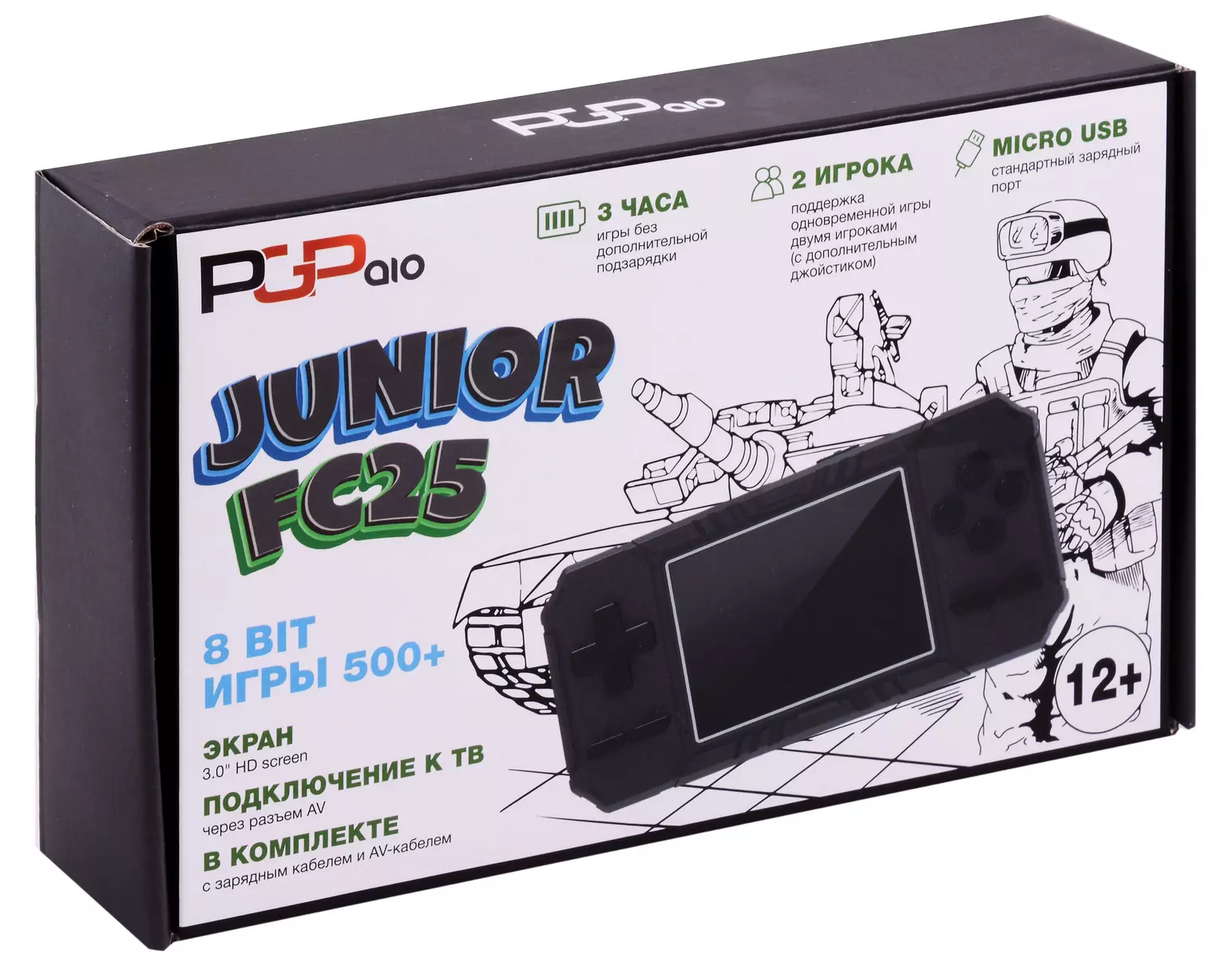 Игровая приставка PGP AIO Junior FC25 (черная, модель FC25a) (2978314)  купить по низкой цене в интернет-магазине «Читай-город»