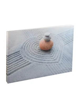 Картина канвас 30х45 (Сад камней, сердце) (6011-30-P035) 2391832