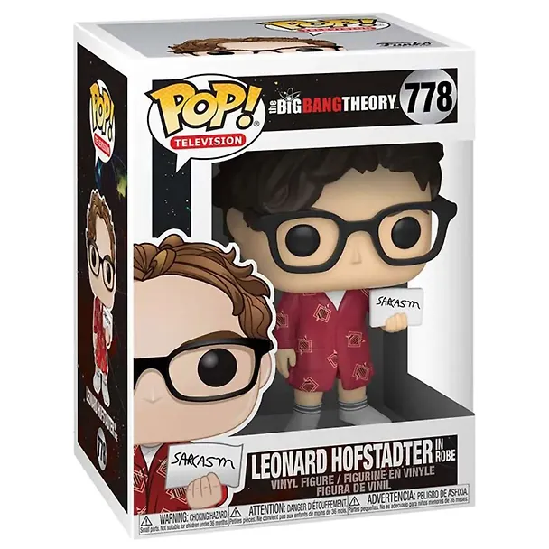 Фигурка Funko POP! TV Big Bang Theory S2 Leonard Hofstadter In Robe (778) 38586 (Fun2230) 3133278 — 2